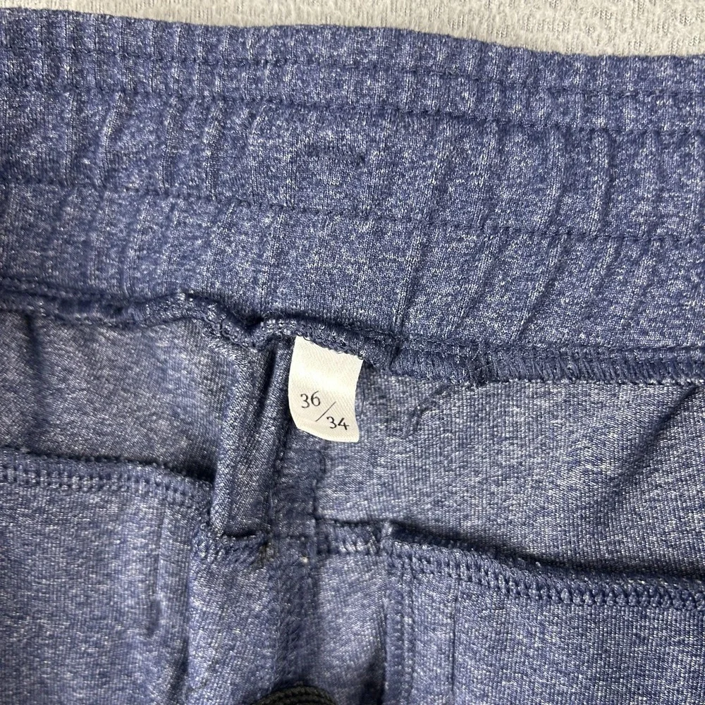 Public Rec Pants Mens 36x30 Blue Athleisure Zipper Pockets Elastic Waist Stretch